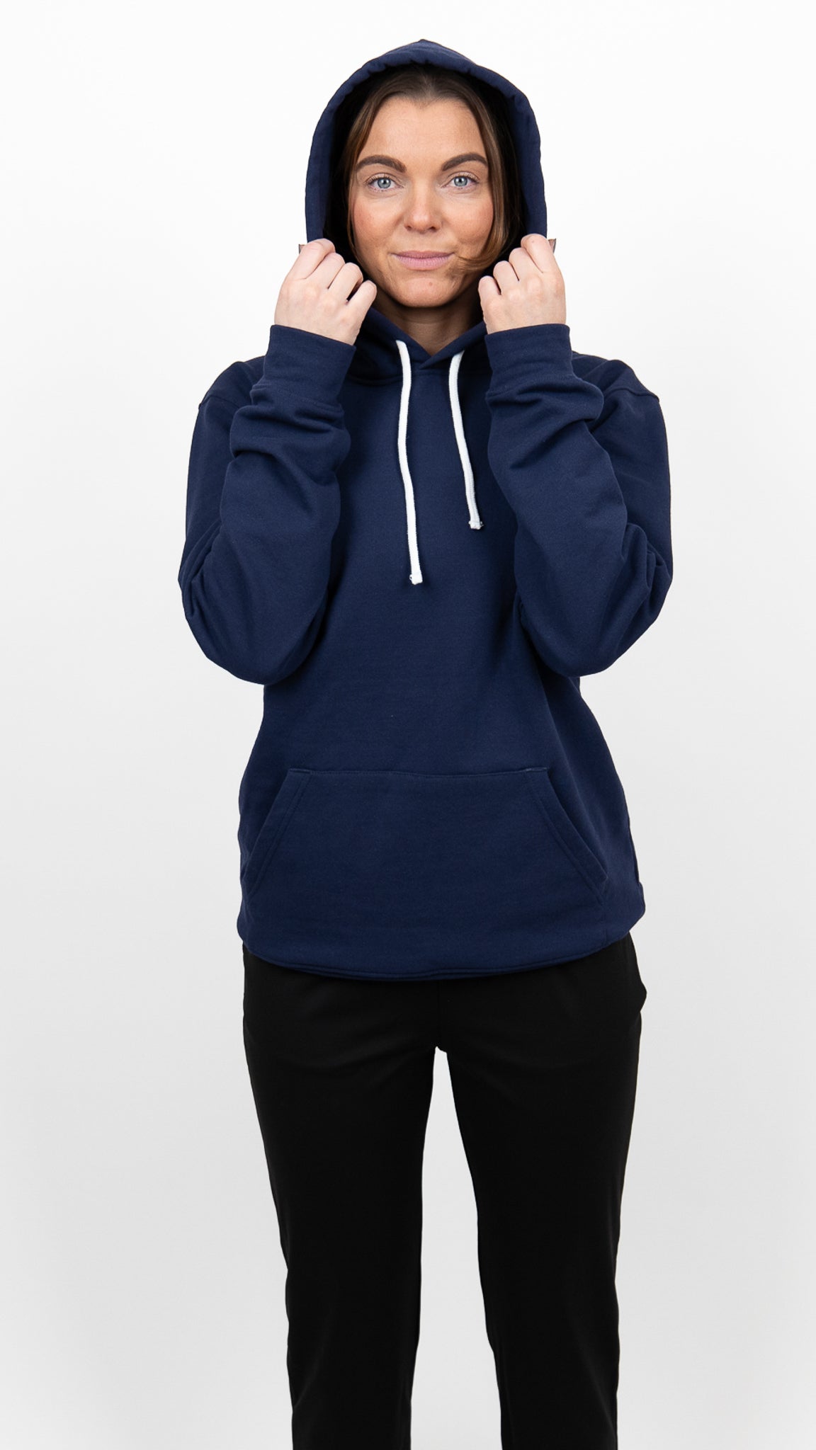 Solid Hoodie Navy