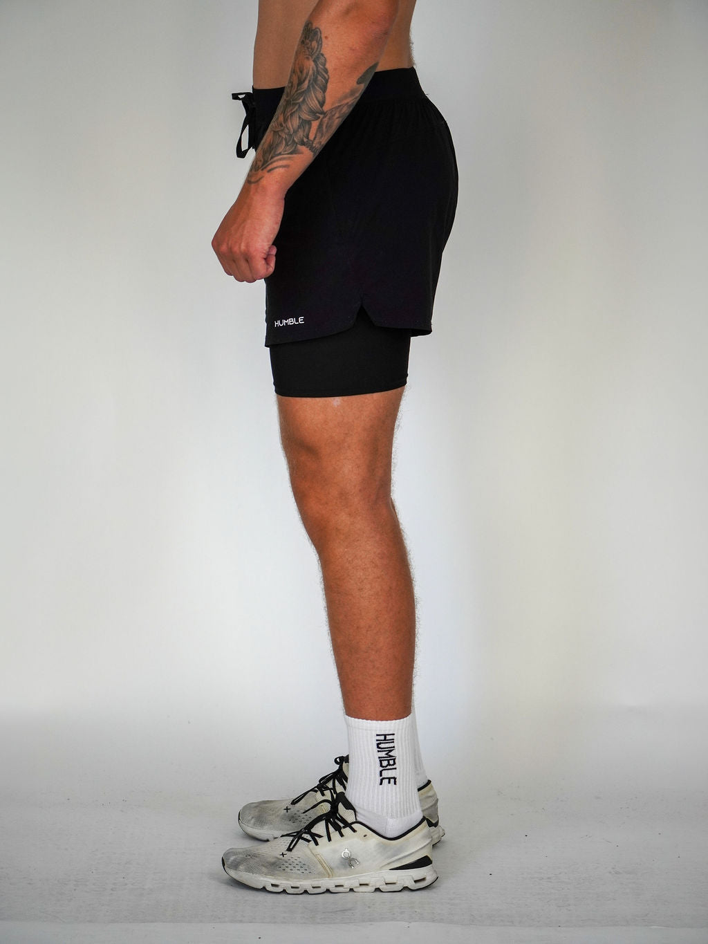 Performance 2-1 Shorts Black