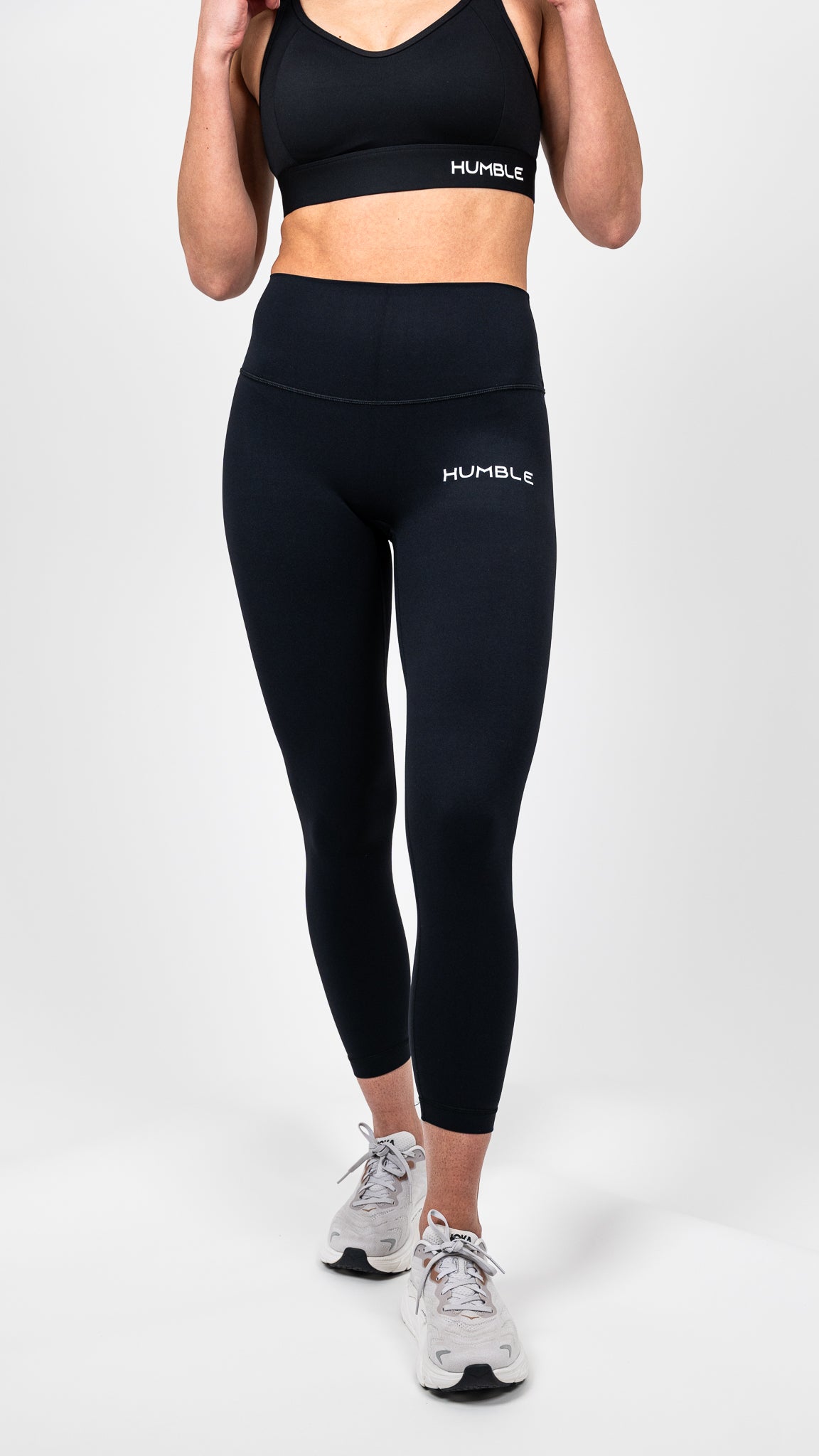 Tights som är skapade för hyrox i svart färg