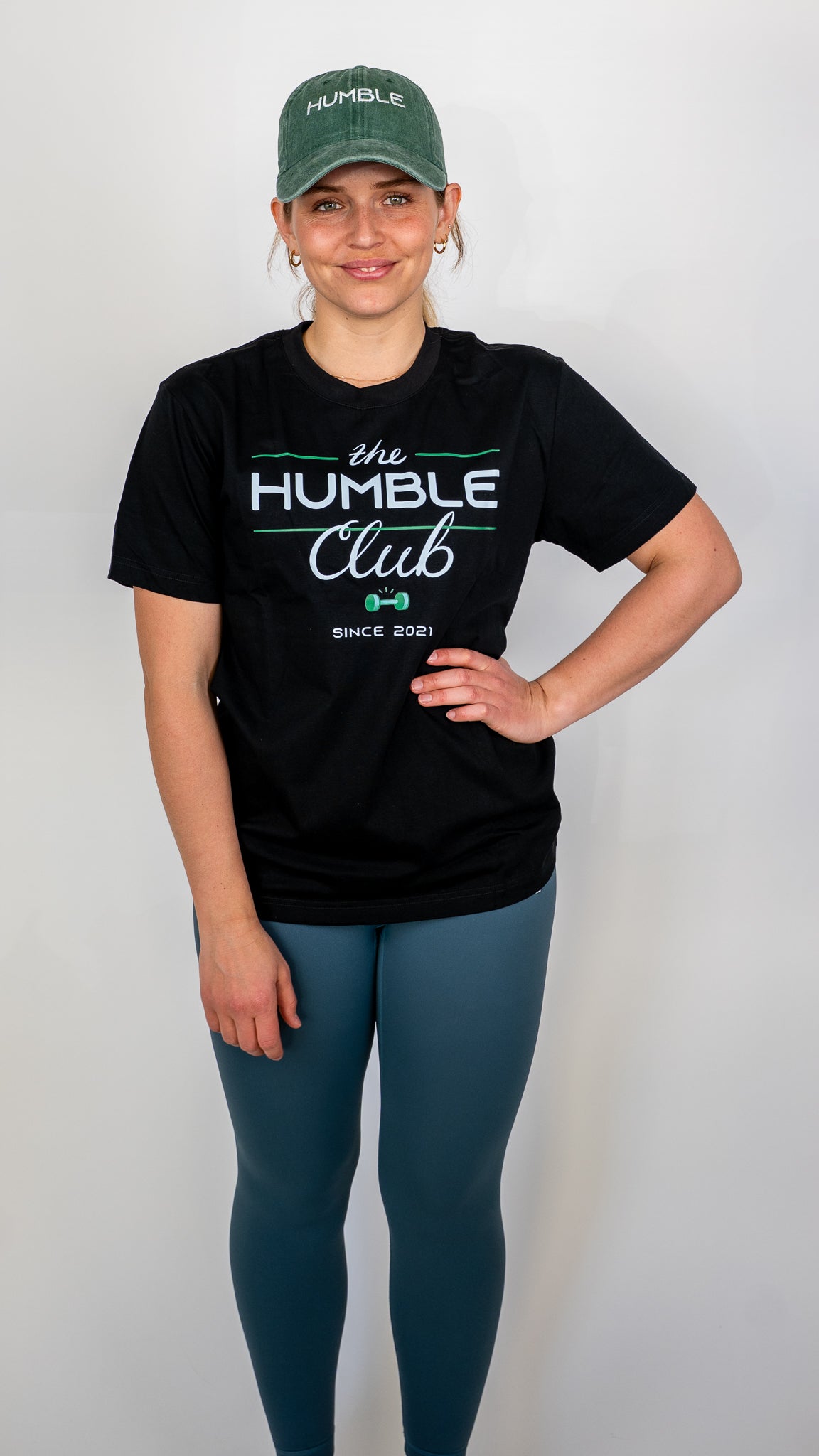 Grön vintagekeps för dam